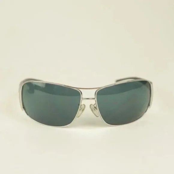 Prada SPR74G Black and White Shield Sunglasses